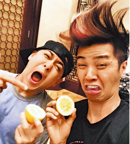 林志颖罗志祥吃酸柠檬表情狰狞 网友评“惊悚”